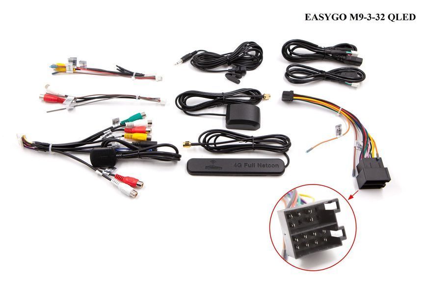 Универсальная автомагнитола EasyGo M9-3-32 QLED MA_M9-3-32 QLED фото