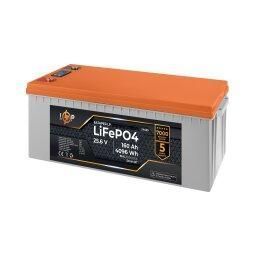 Аккумулятор LogicPower LP LiFePO4 25,6V - 160 Ah (4096Wh) (BMS 200A/100А) пластик LCD Smart BT LP_24409 фото
