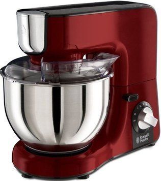 Кухонна машина Russell Hobbs Desire 1000Вт, чаша-метал, корпус-пластик, насадок-4, червоний RC_23480-56 фото