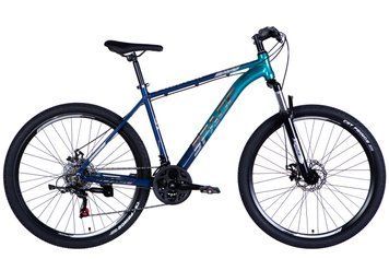 Велосипед AL 27.5" SPACE PHAETON DD FR рама-19" синьо-зелений 2025 VT_OPS-SP-27.5-036 фото