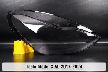 Пластиковое стекло фары Tesla Model 3 2017-2020 правое (пассажирское) KL_5003 фото