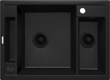 Deante Мойка кухонная Magnetic, гранит, прямоуг., без крыла, 690х500х219мм, чаша - 1.5, накладная, черный RC_ZRM_N503 фото