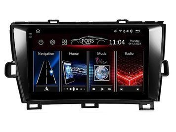 Штатная автомагнитола FORS.auto FS 2 PRO для Toyota Prius (2+32Gb, 9", black) 2009-2016 FA_FS-2370 фото