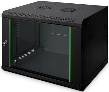 Шафа DIGITUS 19", 7U, 600x450 мм, Wall Mounting Dynamic Basic, чорна RC_DN-1907-U-EC-SW фото