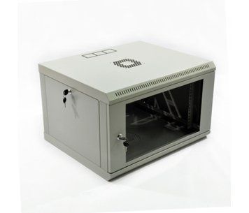 Шкаф Voltronic 6U, 600x500x373мм (Ш*Г*В), эконом, акриловое стекло, серый U_16107 фото
