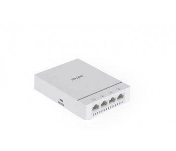 Настінна точка доступу Wi-Fi 6 Ruijie RG-AP180, BLE, Zigbee, 4х1000Mbps Ethernet+1х1000Mbps Uplink, 116х86х40 мм U_26963 фото