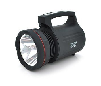 Фонарь поисковый Gold Silver GS-8006, 1LED T6, 15W, 4 режима, 8000mah, Black, IP40, СЗУ+АЗУ, 195х100х140мм U_28962 фото