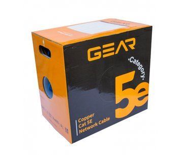 Кабель витая пара GEAR FTP 4x2x0,51 Cat5E, CU, для внутренних работ, 305m U_32659 фото