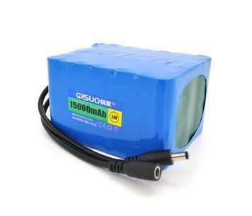 Акумуляторна батарея літієва QiSuo 24V 15Ah з елементами Li-ion 18650 (119x94x67) U_26013 фото