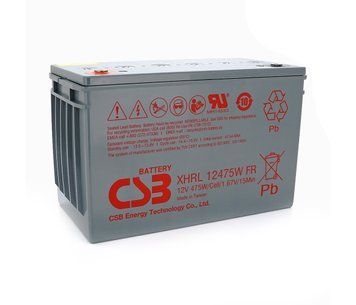 Акумуляторна батарея CSB XHRL12475WFR, 12V 118.8Ah (343х213х170мм) U_08660 фото