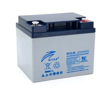 Тяговый аккумулятор RITAR EV12-45 12V 45Ah M5 (198х166х169) U_29488 фото