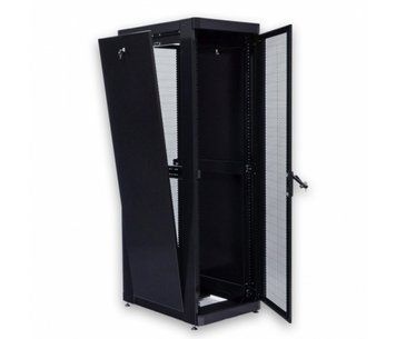 Шафа Voltronic 19" 42U, 800х865 мм (Ш*Г), посилена, перфоровані двері (66%), чорна U_04894 фото