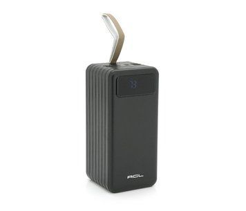 Повербанк ACL PW-94 80000mAh, 4xUSB, 4 кабеля(USB/Micro/Type-C/Lighting), 1,4кг, Black, Box U_37680 фото