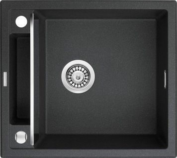 Мийка кухонна Deante Magnetic, граніт, квадрат, без крила, 560х500х219мм, чаша &ndash; 1, накладна, металевий RC_ZRM_G103 фото
