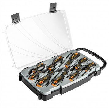 Отвертки Neo Tools, набор 9 ед., SL, PH, кейс RC_04-208 фото