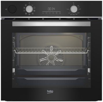 Духовой шкаф Beko электрический, 72л, A+, дисплей, конвекция, телескопические направляющие, нерж. сталь RC_BBIS18300XCSE фото