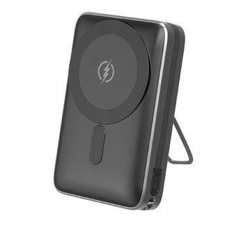 Повербанк Aspor A386 Magnetic Wireless 20000mAh (USB/Type-C/22.5W)- чорний (900182) PR_900182 фото