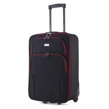 Чемодан Semi Line 20" (S) Black/Red Lines (T5680-1) DS_DAS303169 фото