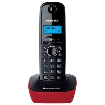 Радиотелефон DECT KX-TG1611UAR Black Red Panasonic RC_KX-TG1611UAR фото