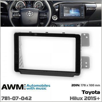 Переходная рамка AWM 781-07-042 для Toyota Hilux 2015+ AV_781-07-042 фото