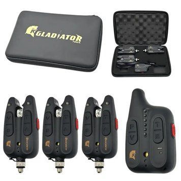 Набор сигнализаторов GLADIATOR RF1118 3+1 Black с пейджером PR_RF11183 фото