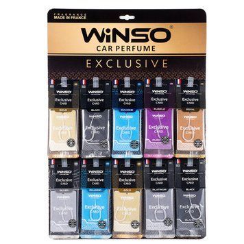 Освежитель воздуха WINSO Exclusive, целлюлозный ароматизатор, дисплей MIX LI_500025 фото