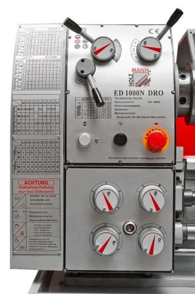 Токарно-гвинторізний верстат Holzmann ED 1000NDIG KM_ED1000NDIG_400V фото
