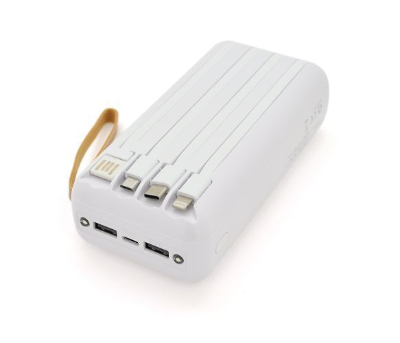 Повербанк ACL PW-61 30000mAh, SOLAR, Type-C/Lighting/Micro/USB, WHITE, Box U_37582 фото