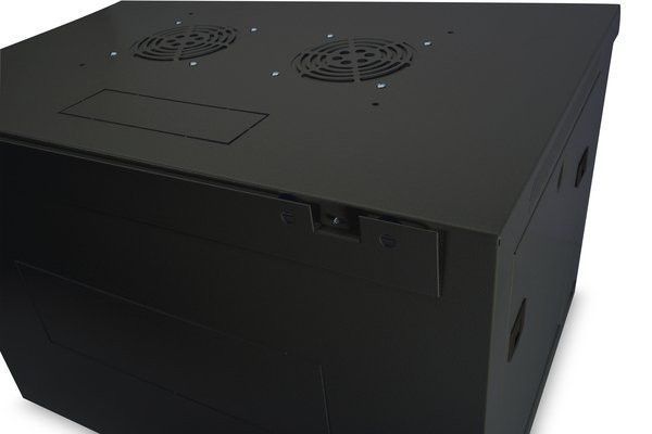 Шафа DIGITUS 19", 7U, 600x450 мм, Wall Mounting Dynamic Basic, чорна RC_DN-1907-U-EC-SW фото