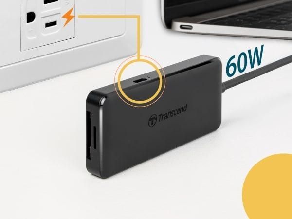 Хаб Transcend USB 3.1 Type-C > 2xUSB 3.1 Type-A/2xType-C/microSD/SD, пасивний RC_TS-HUB5C фото