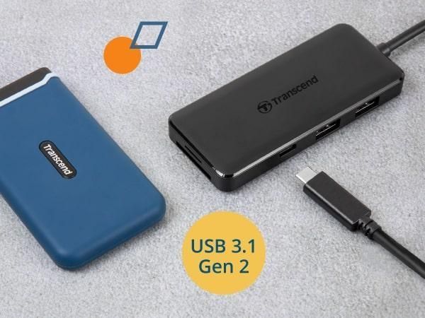 Хаб Transcend USB 3.1 Type-C > 2xUSB 3.1 Type-A/2xType-C/microSD/SD, пасивний RC_TS-HUB5C фото