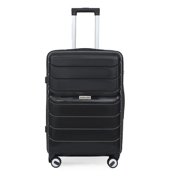 Чемодан Semi Line 26" (M) Black (T5618-2) DS_DAS302318 фото