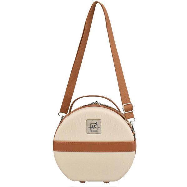 Б'юті-кейс Semi Line 5L Ecru/Brown (T5670-1) DS_DAS302665 фото