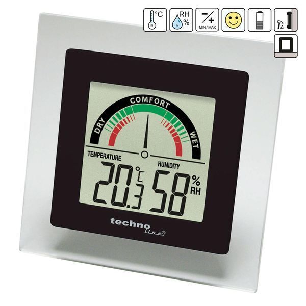 Термогігрометр Technoline WS9415 Black (WS9415) DS_DAS301293 фото