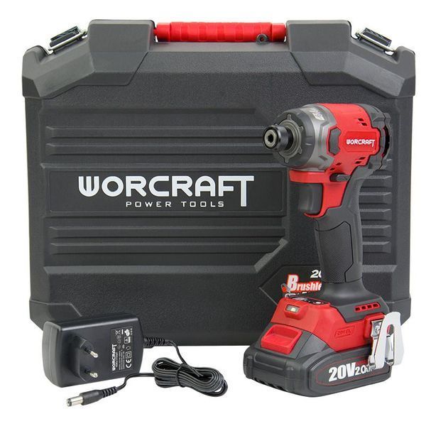 Акумуляторний безщітковий гвинтоверт ударний WORCRAFT CIS‑S20LiBM‑260 WM_13274 фото