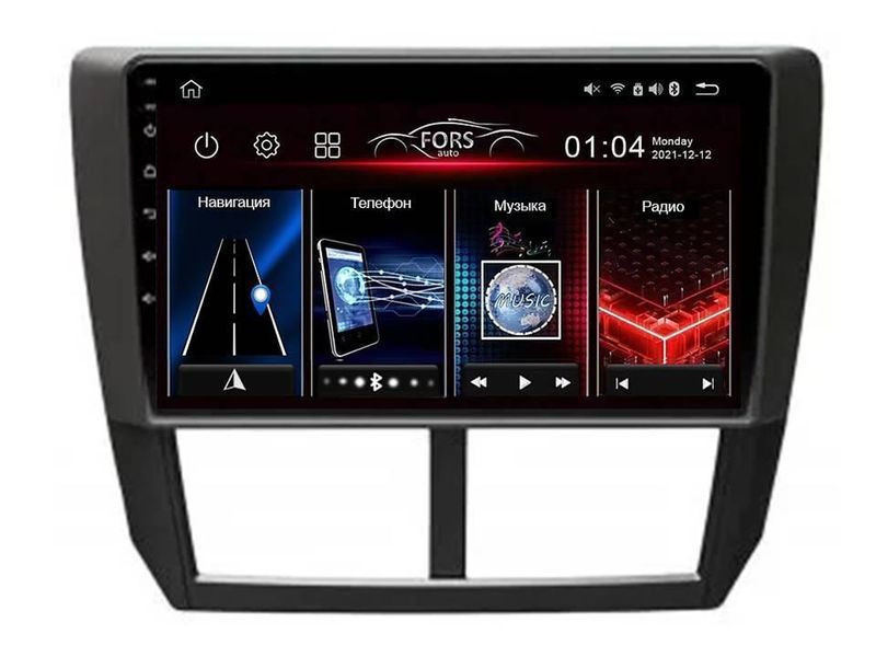 Штатна автомагнітола FORS.auto FS 4 PRO для Subaru Forester 2008-2012 FA_FS-4007 фото