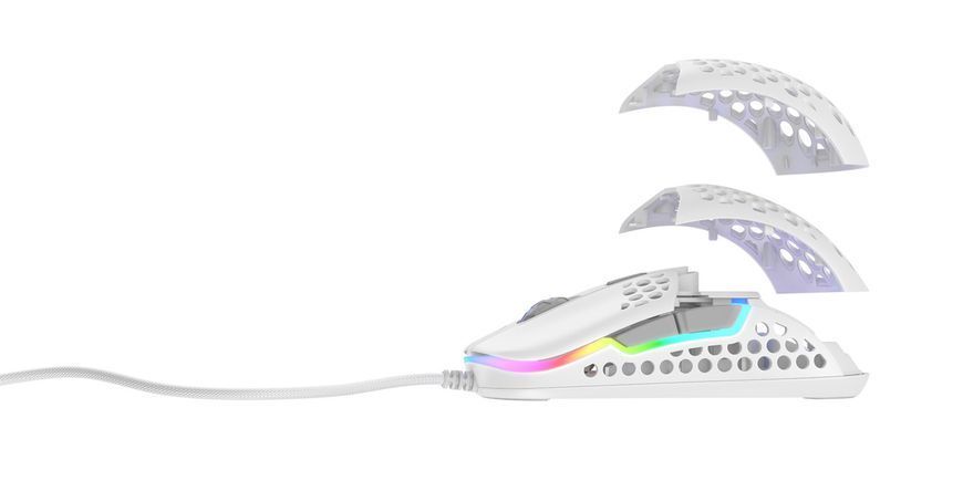 Cherry Xtrfy Миша ігрова M42 RGB USB White RC_XG-M42-RGB-WHITE фото