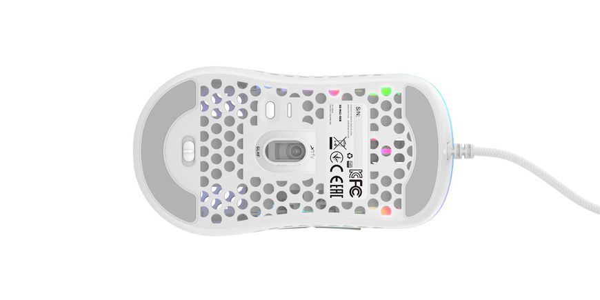 Cherry Xtrfy Миша ігрова M42 RGB USB White RC_XG-M42-RGB-WHITE фото
