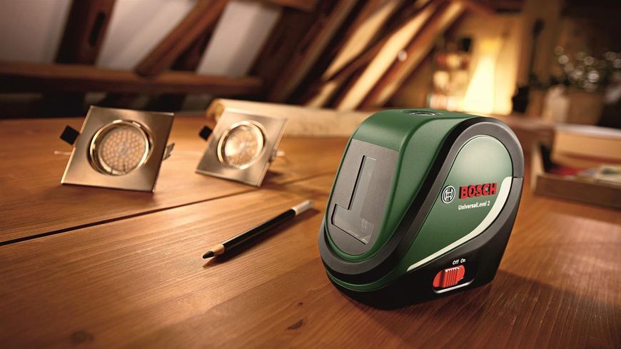 Bosch Нивелир лазерный UniversalLevel2, до 10м, 0.5мм/м, 0.46кг RC_0.603.663.803 фото