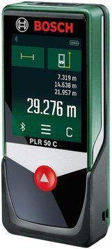 Далекомір лазерний Bosch PLR 50 C, 0.05-50м, &plusmn;2.0мм, Bluetooth RC_0.603.672.220 фото