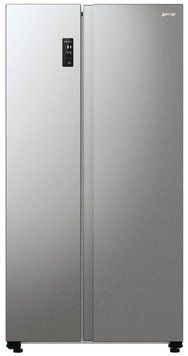 Gorenje Холодильник SBS 179х67х92см, 2 дв., 356 (191) л, А ++, NF +, інв. , зона св-ти, зовніш.диспл, матовий сірий RC_NRR9185EAXL фото