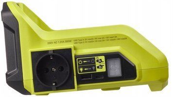 Інвертор напруги акумуляторний Ryobi RY36BI300A-0, 36В MAX POWER, 220В, 300Вт(500Вт пікова), без АКБ та ЗП RC_5133004893 фото