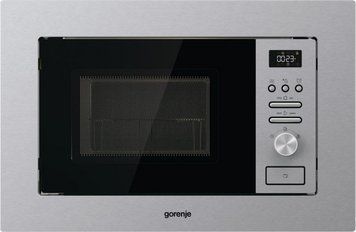 Микроволновая печь Gorenje BMI201AG1X встраиваемая, 20л, мех. управл., 800Вт, гриль, дисплей, инвертор, нерж RC_BMI201AG1X фото