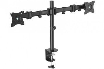 Кріплення для монітора Digitus Dual Monitor Clamp, 15-27", з нахилом, поворотом RC_DA-90349 фото