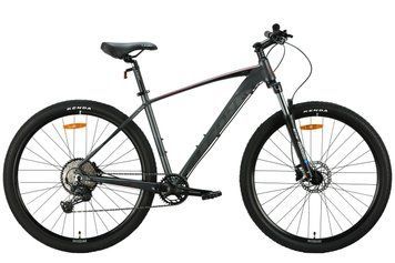 Велосипед AL 29" Leon TN-70 AM Hydraulic lock out HDD рама-19" графитовый с черным и красным (м) 2024 VT_OPS-LN-29-181 фото