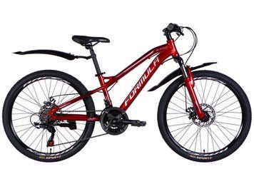 Велосипед AL 24" Formula BLACKWOOD 1.0 DD FR рама-12,5" червоно-сріблястий 2025 VT_OPS-FR-24-422 фото