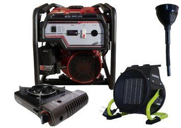 Бензиновый генератор EF Power YH3600-IV + газовая плитка Orcamp CK-505 + электрический обогреватель Gardyer KM_KYH3600-IV(K) фото