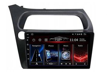 Штатная автомагнитола FORS.auto FS 4 PRO для Honda Civic (4+64Gb, 9") 2005-2011 FA_FS-4208 фото