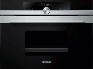 Пароварка Siemens встроенная компактная, 38л, A, дисплей, нерж. RC_CD634GAS0 фото