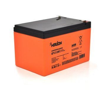 Акумуляторна батарея MERLION AGM GP1212F2 PREMIUM 12V 12Ah (150х98х95(100) U_01335 фото